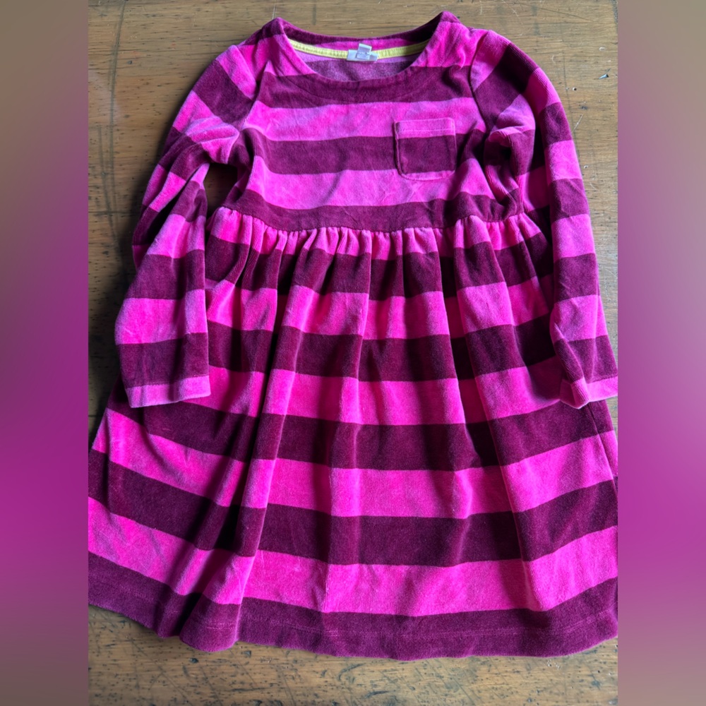 Mini Boden Pink and Yellow Dress